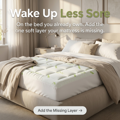 NevRoy™ Bamboo Mattress Topper