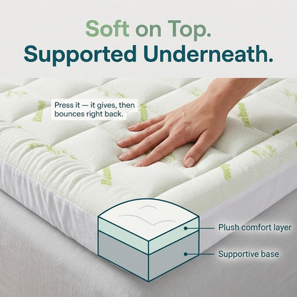 NevRoy™ Bamboo Mattress Topper