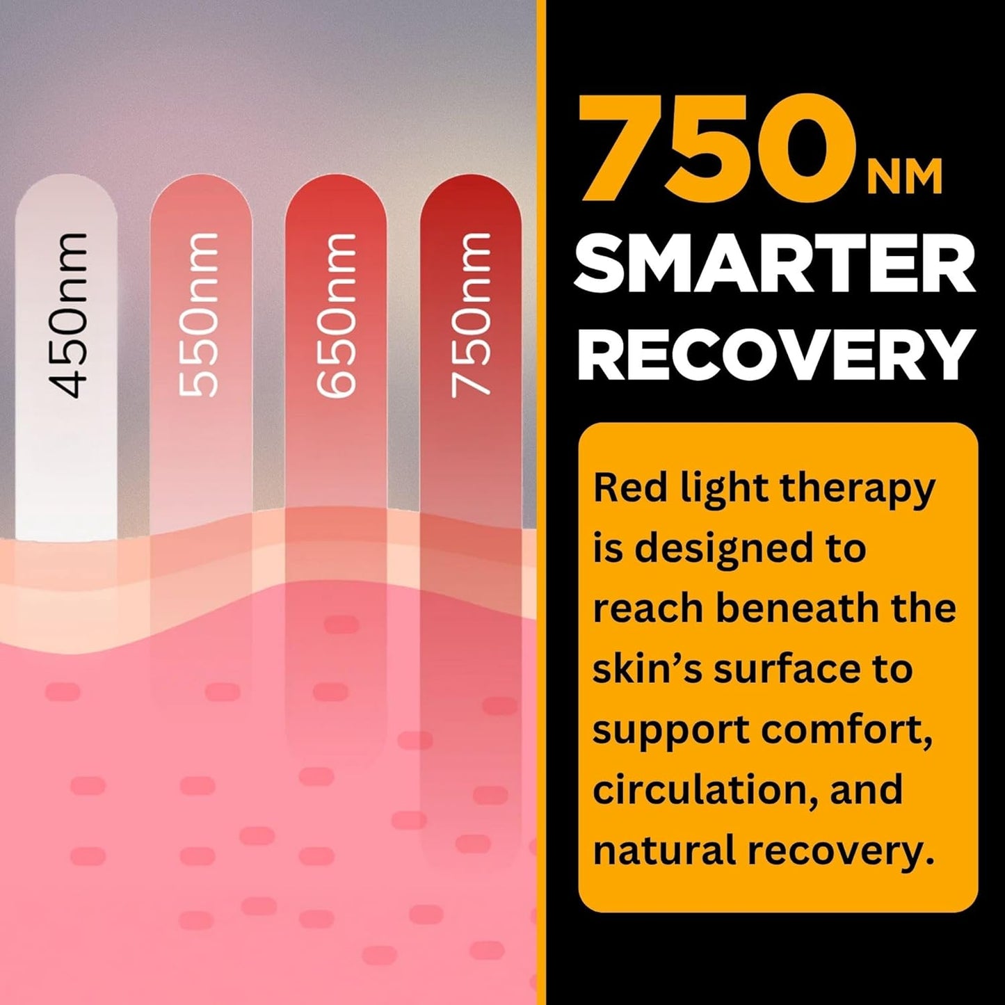Hatch Belt™ Triple Therapy Red Light Belt – Portable Heating Pad & Deep Tissue Back Massager with Heat, Infrared Light & Vibration – Wearable Lumbar Brace for Lower Back Support