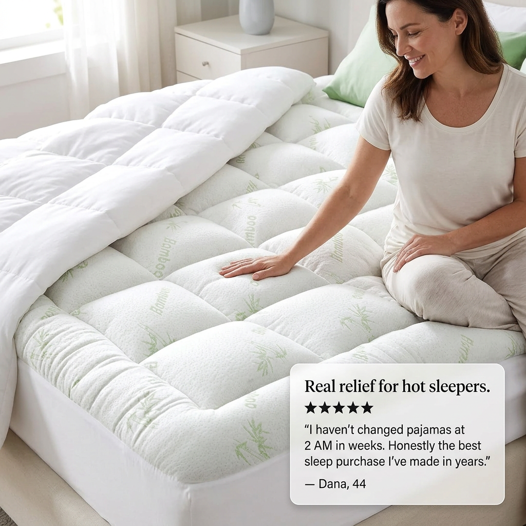 NevRoy™ Bamboo Mattress Topper