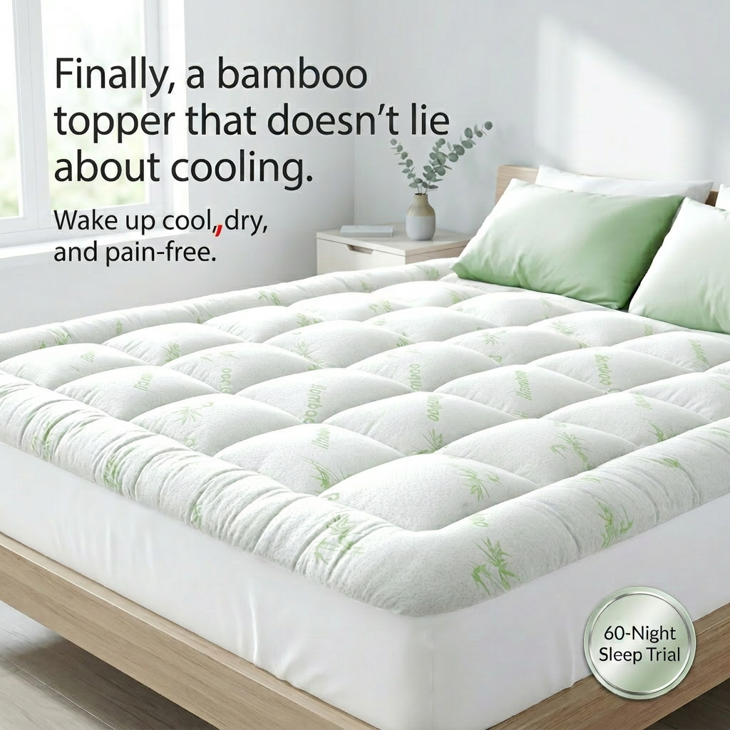 NevRoy™ Bamboo Mattress Topper